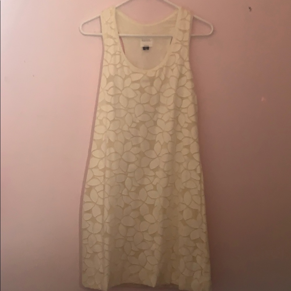 Nicole Miller white floral dress
